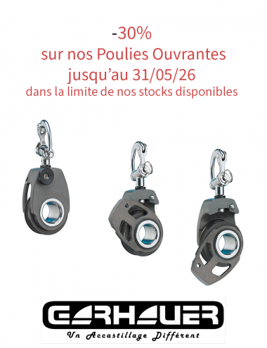 Poulie ouvrante 40 SN - réa...