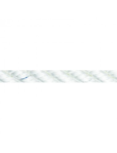Câblé polyester 14 mm Blanc